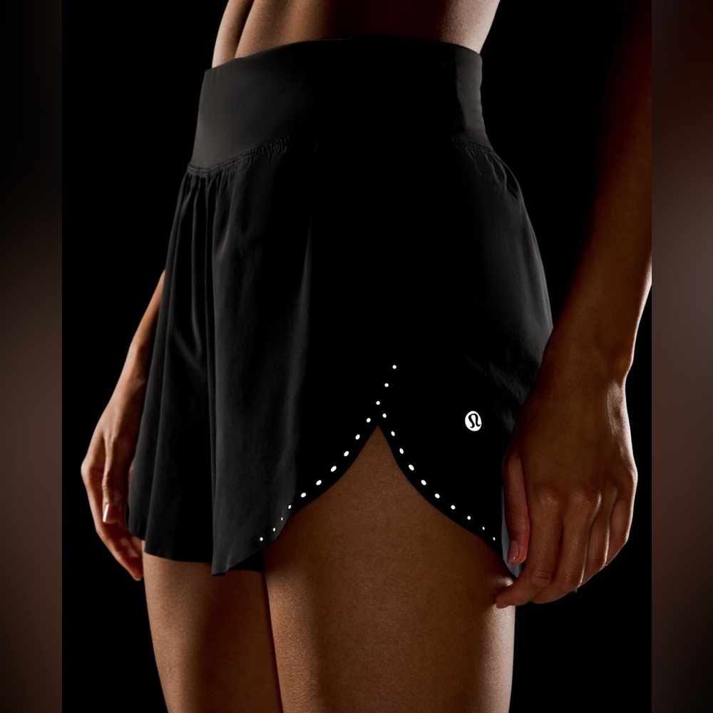 Lululemon- Fast and free reflective high rise classic fit short 3”